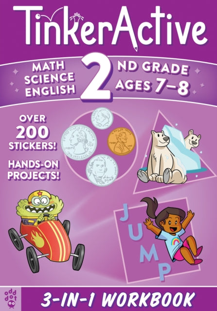 TinkerActive Workbooks: 2nd Grade bind-up: Math, Science, English Language Arts