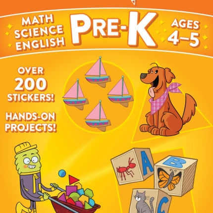 TinkerActive Workbooks: Pre-K bind-up: Math, Science, English Language Arts