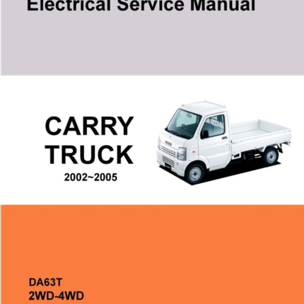 Suzuki Carry Da63T Electrical Service Manual  Diagrams
