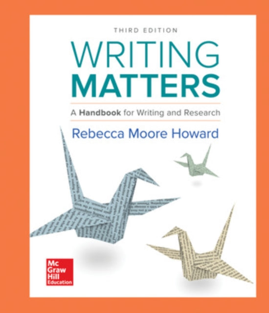 Writing Matters A Handbook for Writing and Research Comprehensive Edition with Exercises COMPOSITION