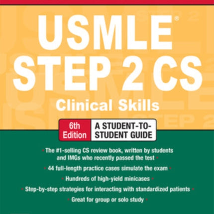 First Aid for the USMLE Step 2 CS, Sixth Edition