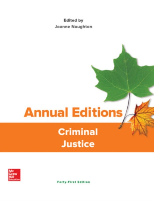 Annual Editions Criminal Justice ANNUAL EDITIONS HSSL