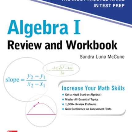 McGraw-Hill Education Algebra I Review and Workbook