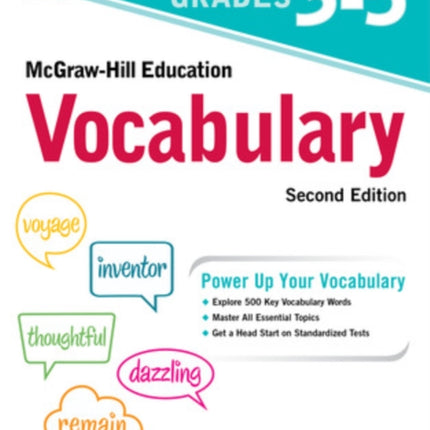 McGraw-Hill Education Vocabulary Grades 3-5, Second Edition