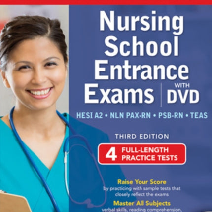 McGrawHill Education Nursing School Entrance Exams with DVD Third Edition