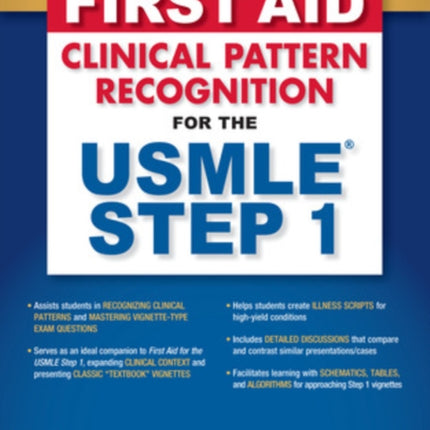 First Aid Clinical Pattern Recognition for the USMLE Step 1