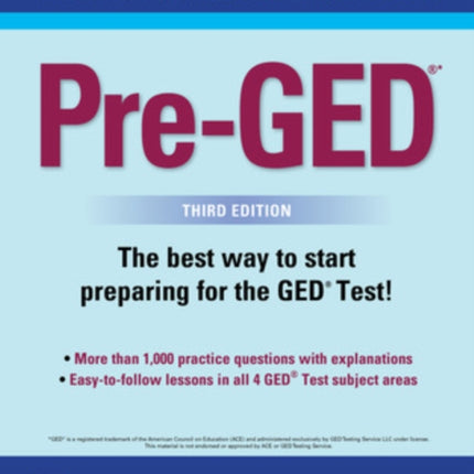 McGraw-Hill Education Pre-GED, Third Edition