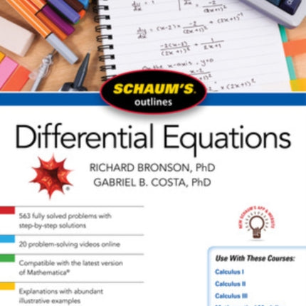 Schaum's Outline of Differential Equations, Fifth Edition