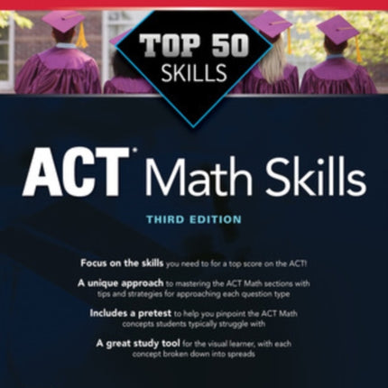 Top 50 ACT Math Skills, Third Edition