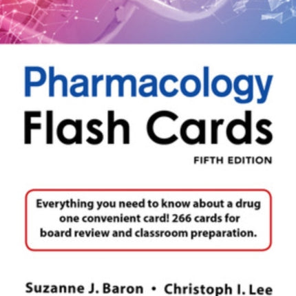 LANGE Pharmacology Flash Cards Fifth Edition