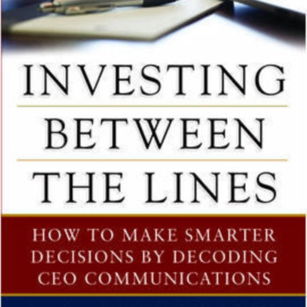 Investing Between the Lines PB