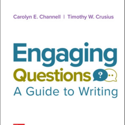 Engaging Questions A Guide to Writing SELF PRINT 2024 Release ISE