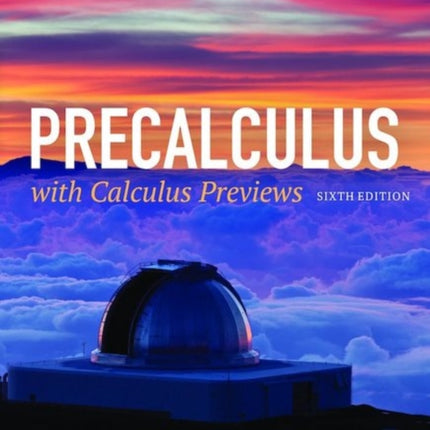 Precalculus With Calculus Previews