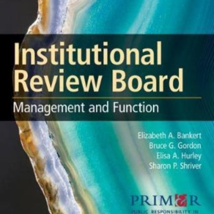 Institutional Review Board Management and Funct