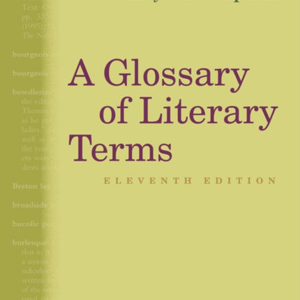 A Glossary of Literary Terms