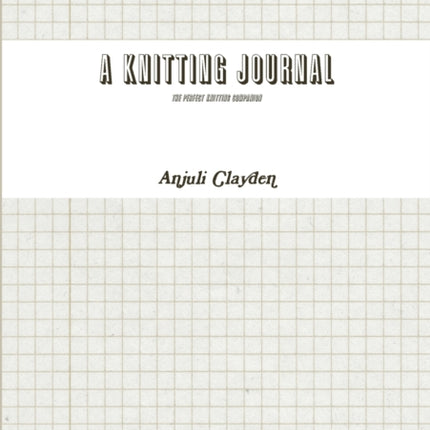 A Knitting Journal