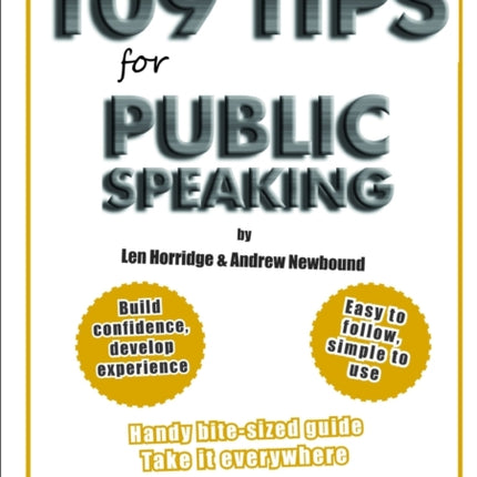 109 Tips for Public Speaking