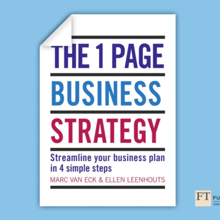 One Page Business Strategy The