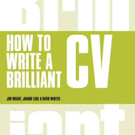How to Write a Brilliant CV