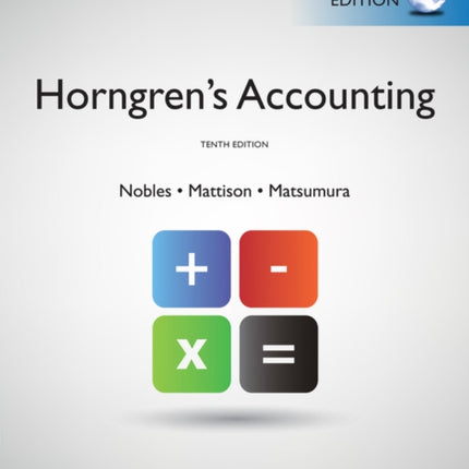 Horngrens Accounting Global Edition