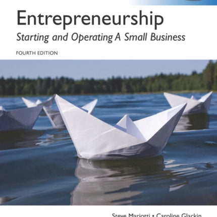 Entrepreneurship Starting and Operating A Small
