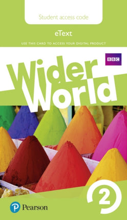 Wider World 2 eBook Students Access Card