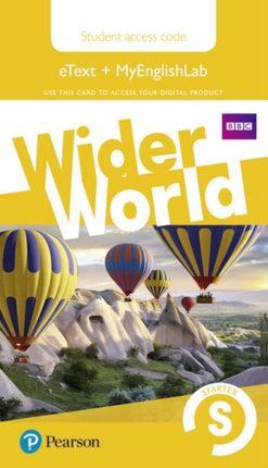 Wider World Starter MyEnglishLab  eBook Students