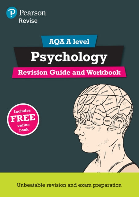 Pearson REVISE AQA A Level Psychology Revision Guide and Workbook inc online edition  2025 and 2026 exams