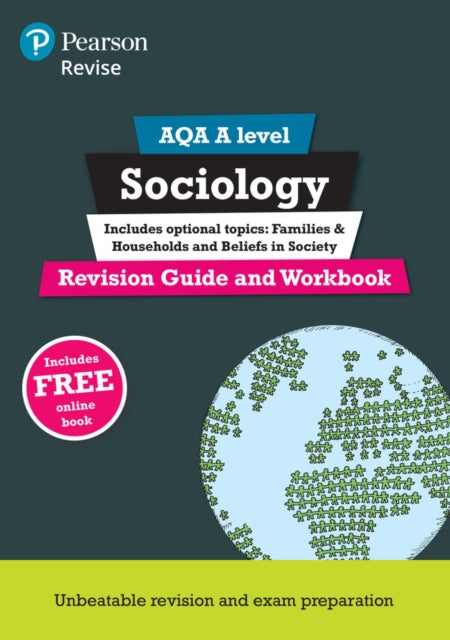 Pearson REVISE AQA A level Sociology Revision Guide and Workbook inc online edition  2025 and 2026 exams