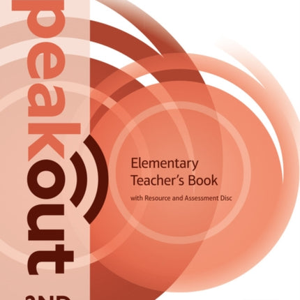 Speakout Elementary 2nd Edition Teachers Guide with Resource  Assessment Disc Pack