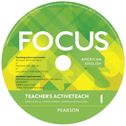 Focus AmE 1 Teachers Active Teach