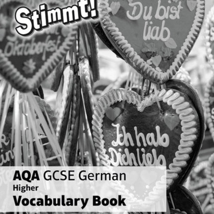 Stimmt AQA GCSE German Higher Vocab Book pack of 8