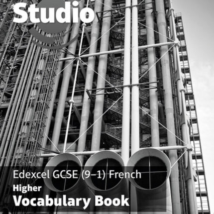 Studio Edexcel GCSE French Higher Vocab Book pack of 8