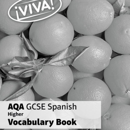 Viva AQA GCSE Spanish Higher Vocab Book pack of 8