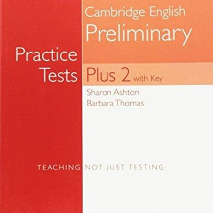 PET Practice Tests Plus 2 Students' Book with Key