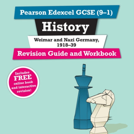 Pearson REVISE Edexcel GCSE History Weimar and Nazi Germany 191839 Revision Guide and Workbook incl. online revision and quizzes  for 2025 and 2026 exams