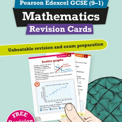 Pearson REVISE Edexcel GCSE Maths Higher Revision Cards incl. online revision quizzes and videos  for 2025 and 2026 exams