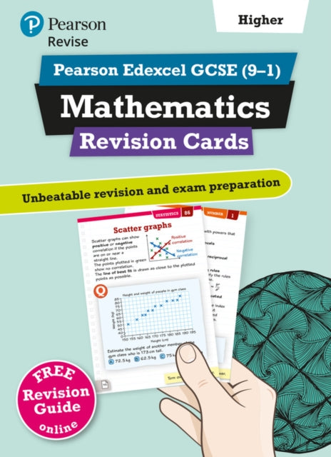 Pearson REVISE Edexcel GCSE Maths Higher Revision Cards incl. online revision quizzes and videos  for 2025 and 2026 exams