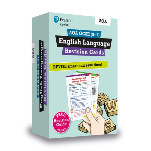 Pearson REVISE AQA GCSE English Language Revision Cards Incl. online revision  for 2025 and 2026 exams