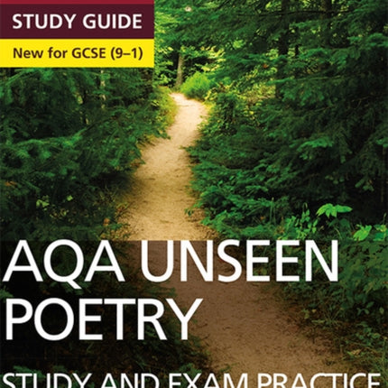 AQA English Literature Unseen Poetry Study and Exam Practice: York Notes for GCSE everything you need to catch up, study and prepare for and 2023 and 2024 exams and assessments