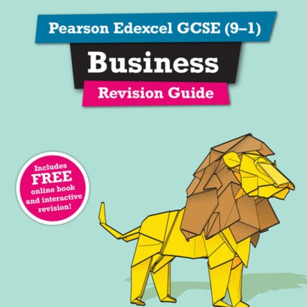 Pearson REVISE Edexcel GCSE Business Revision Guide incl. online revision and quizzes  for 2025 and 2026 exams