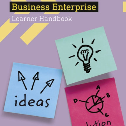 BTEC Level 2 Certificate in Business Enterprise Learner Handbook with ActiveBook