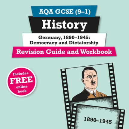 Pearson REVISE AQA GCSE History Germany 18901945 Democracy and dictatorship Revision Guide and Workbook incl. online revision and quizzes  for 2025 and 2026 exams