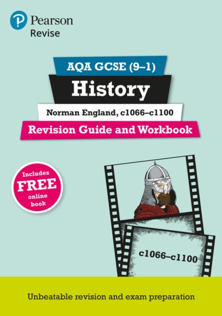 Pearson REVISE AQA GCSE History Norman England c1066c1100 Revision Guide and Workbook incl. online revision and quizzes  for 2025 and 2026 exams