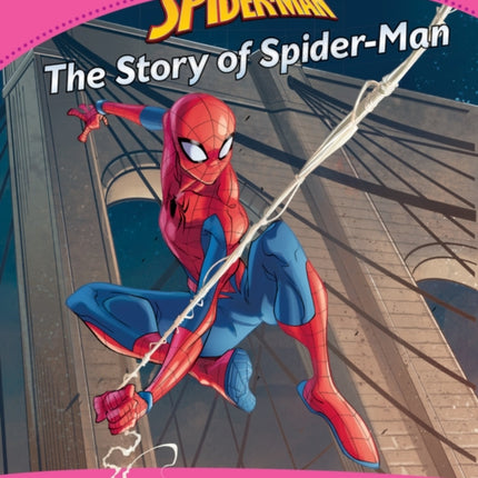 Level 2 Marvels SpiderMan The Story of SpiderMan Pearson English Kids Readers