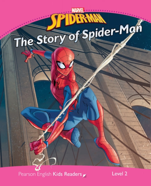 Level 2 Marvels SpiderMan The Story of SpiderMan Pearson English Kids Readers