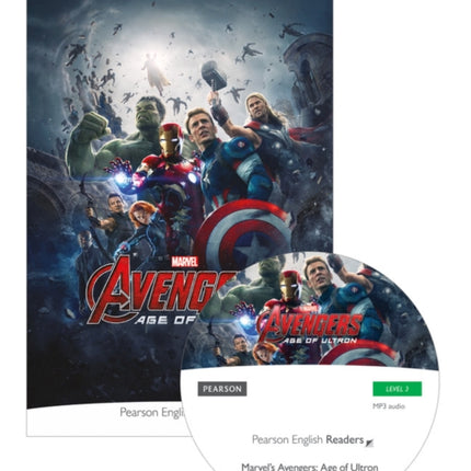 Pearson English Readers Level 3 Marvel  The Avengers  Age of Ultron Book  CD