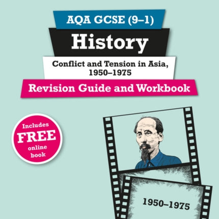 Pearson REVISE AQA GCSE History Conflict and tension in Asia 19501975 Revision Guide and Workbook incl. online revision and quizzes  for 2025 and 2026 exams