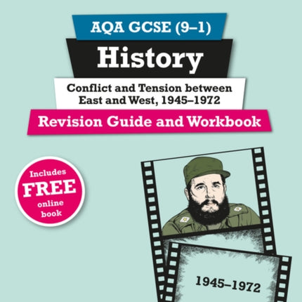 Pearson REVISE AQA GCSE History Conflict and tension between East and West 19451972 Revision Guide and Workbook for 2025 and 2026 exam incl. online revision and quizzes  for 2025 and 2026 exams