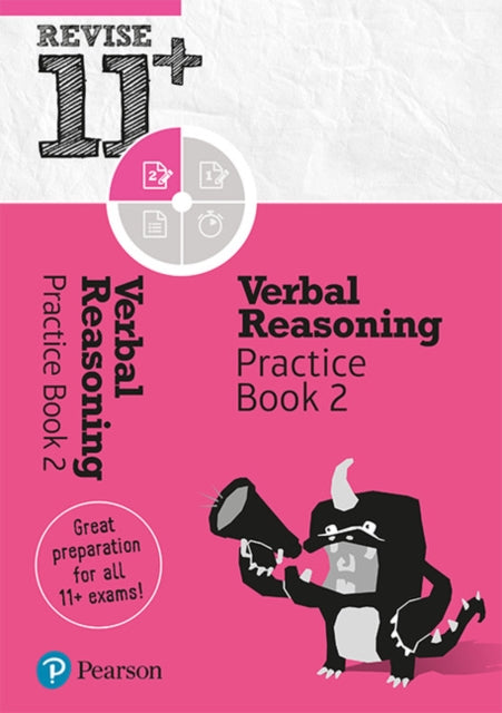 Pearson REVISE 11 Verbal Reasoning Practice Book 2  for the 2025 and 2026 exams Ages 8  10 Years